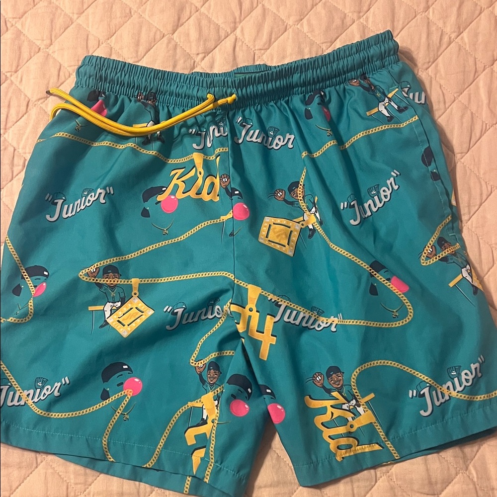 Junior Men's Teal Athletic Shorts